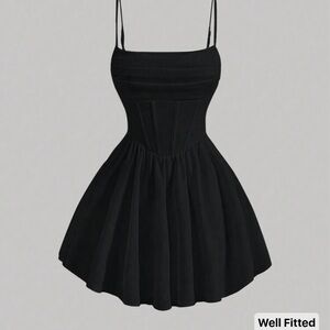 SHEIN Black Mini Dress